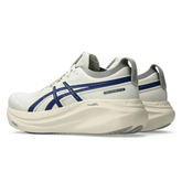 Asics Gel Nimbus 27 "Birch /Indigo Blue" - Cloud Treadasics gel nimbus uaeasics lifestyle shoes dubai